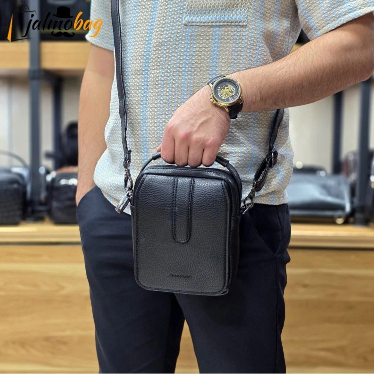 کیف دوشی دستی کوچک چرم صنعتی ضد خش دخترانه و زنانه