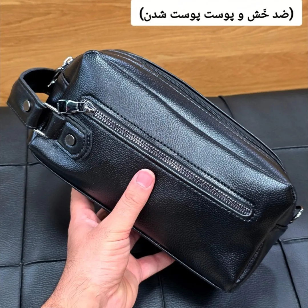 کیف دستی و دوشی مردانه شوزبگ چرم وارداتی درجه یک