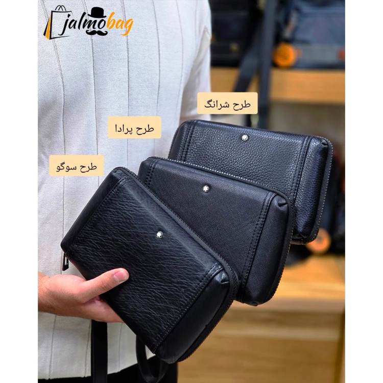 کیف دستی پاسپورتی مونت بلانک چرم وارداتی