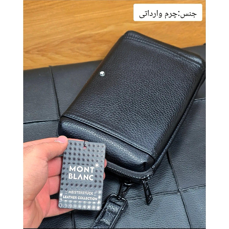 کیف دستی پاسپورتی مونت بلانک چرم وارداتی