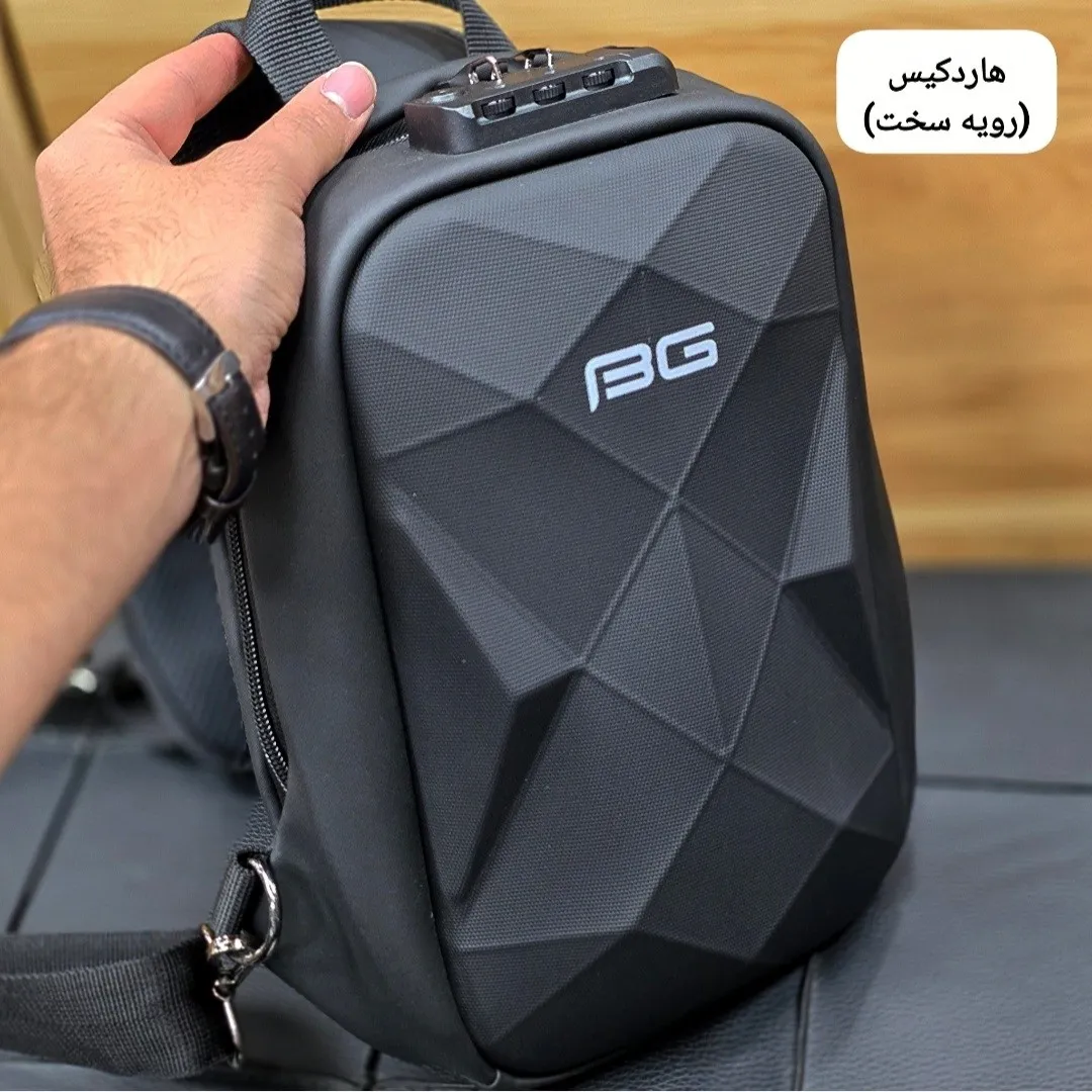 بادی بگ هاردکیس سه بعدی بنج ضد آب قفل دار چست بگ مردانه
