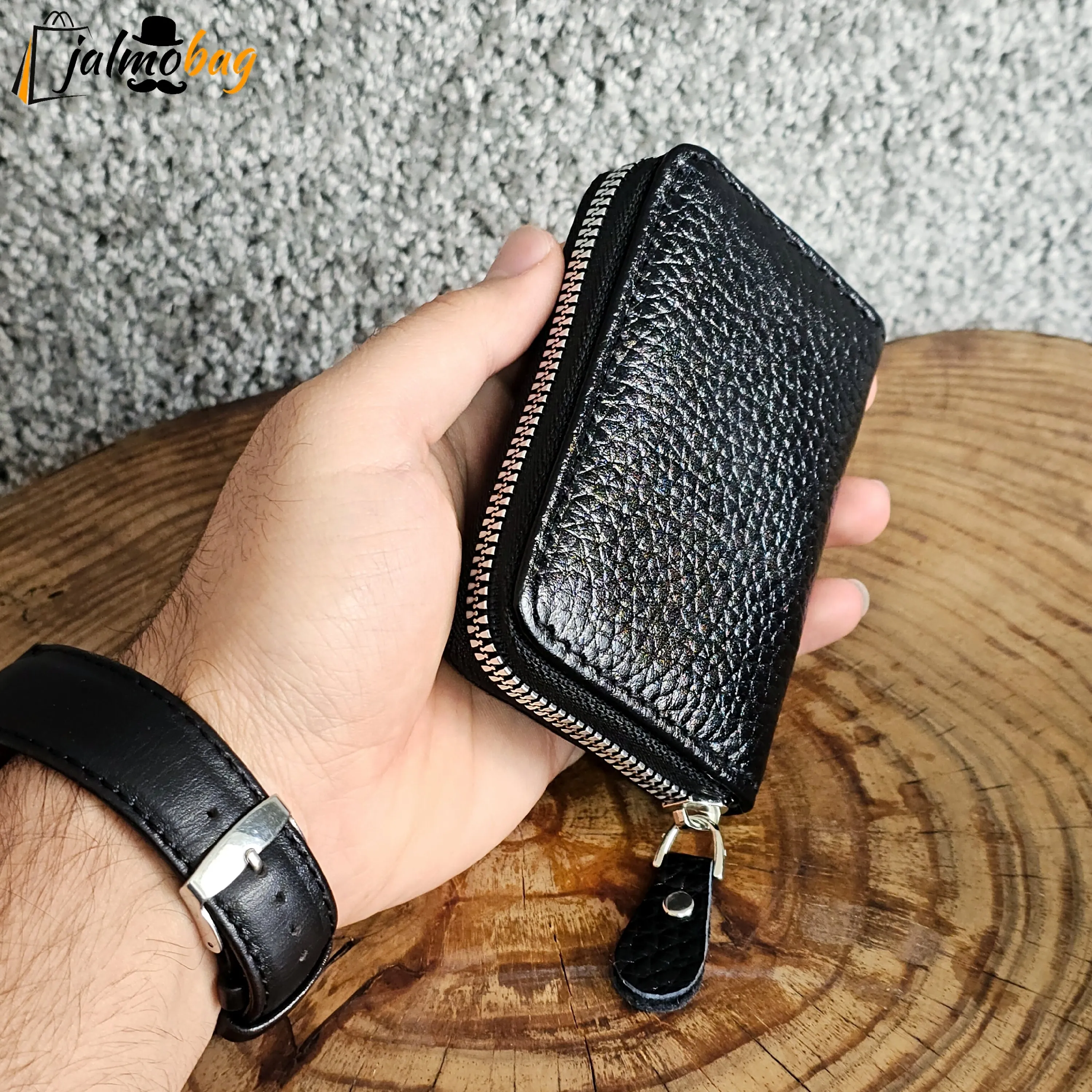 جاکارتی زیپدار چرم اصل گاوی مردانه و زنانه