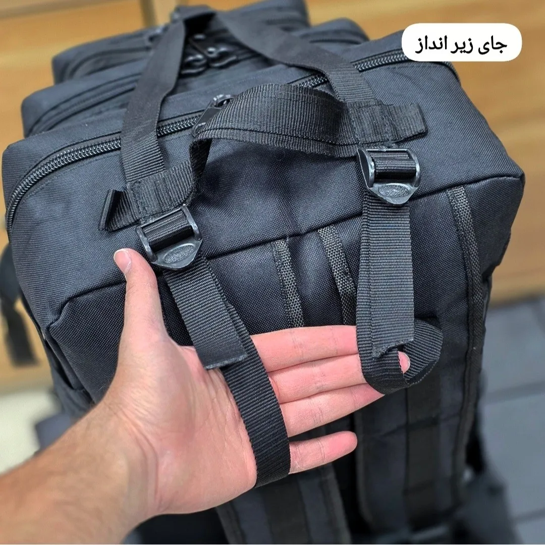 کوله پشتی تاکتیکال برزنتی جادار مدل اربعین با جای لپ تاپ