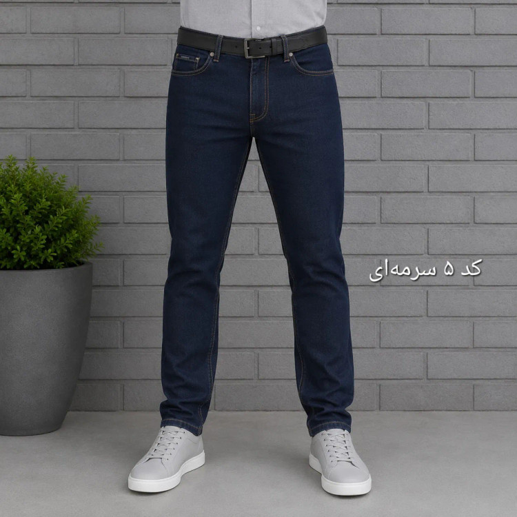 شلوار جین مردانه راسته پنبه فلامنت در هفت رنگ سایز 40 تا 58