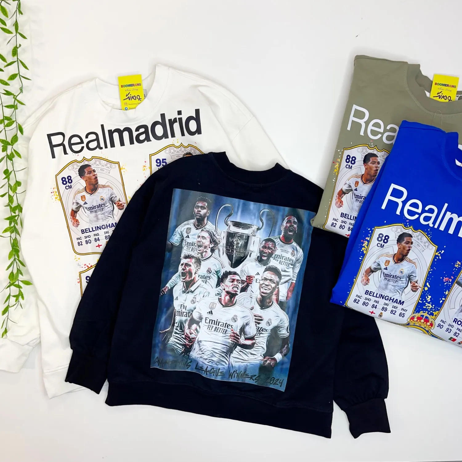 کیت لباس فوتبال رئال مادرید بچگانه در سایزهای مختلف