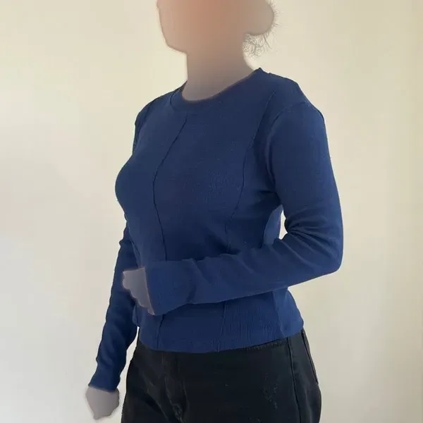 بلوز رگه دوزی زنانه کد 1229