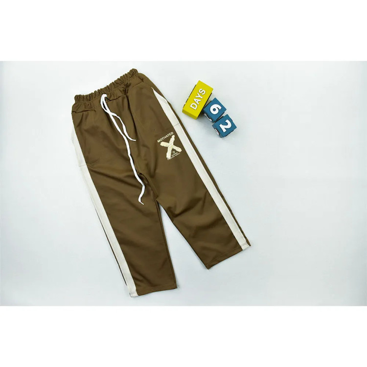 شلوار اسپرت پسرانه استایل بگ پارچه اسپان 7 تا 11 سال