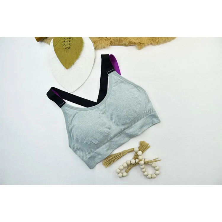 نیم تنه اسپرت زنانه اسفنجی فری سایز جنس لاکرا کشی