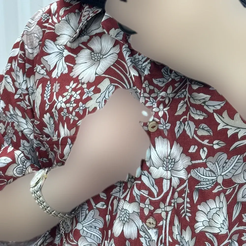 شومیز زنانه بوگاتی دکمهدار فری سایز مناسب تا سایز 50