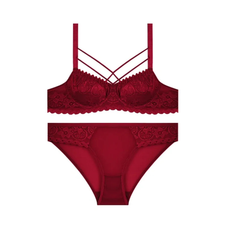 ست شورت و سوتین دانتل هارنس دار فنردار مدل اسلیپ
