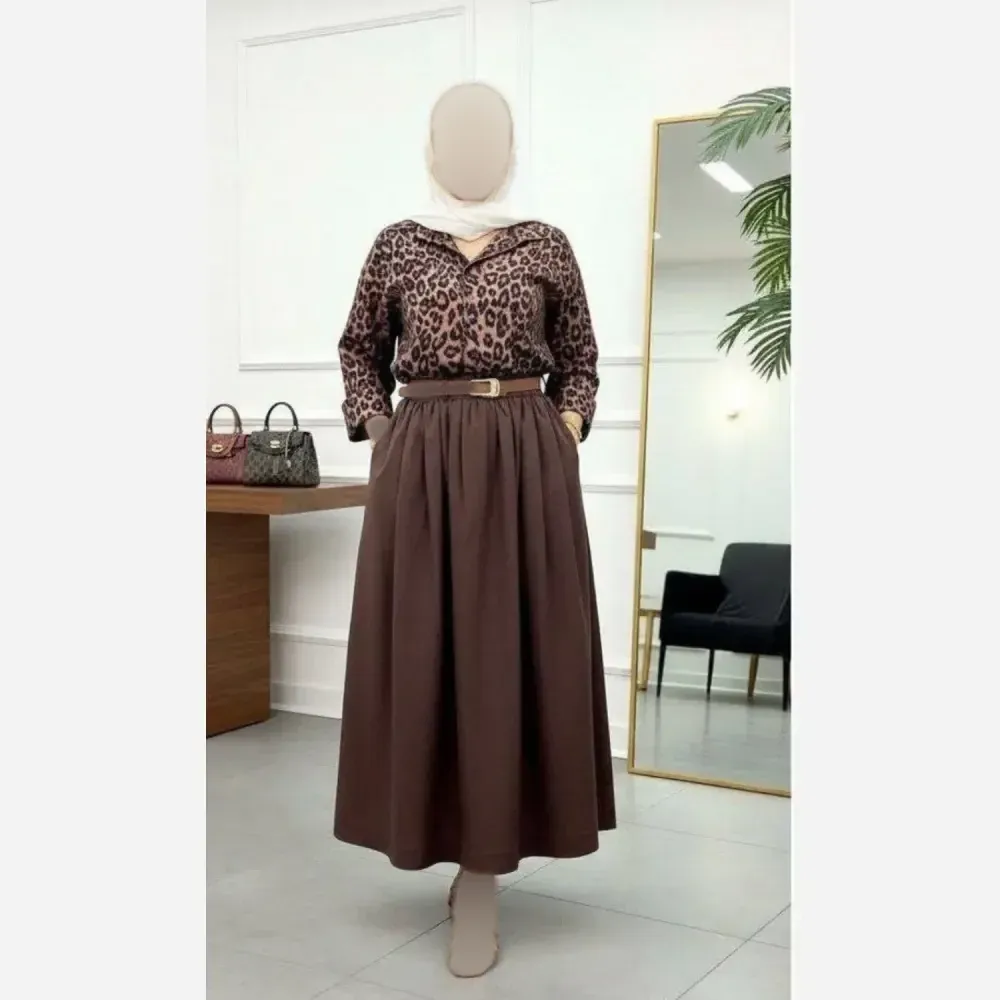 شلوار زنانه کراش طرح گل درشت خنک و سبک فری سایز