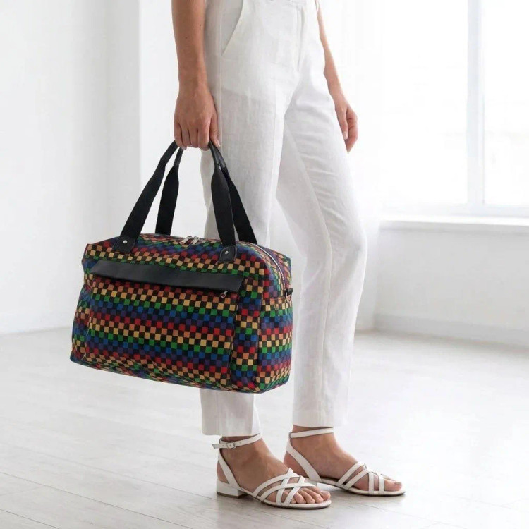 ساک دستی زنانه دخترانه پارچه کره ای اسپرت روزمره مامی بگ مسافرتی