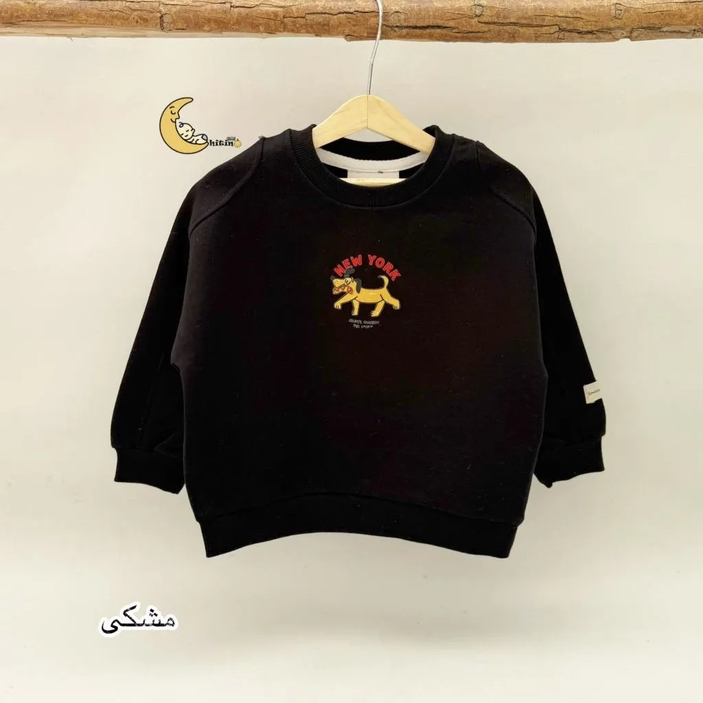 بلوز دورس توکرکی بچگانه طرح سیمپسون رنگی سایز 1 تا 5 سال