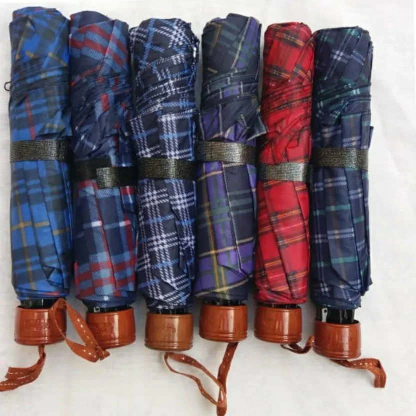 چتر چهارخانه تاشو ضدآب مقاوم و سبک زنانه و مردانه