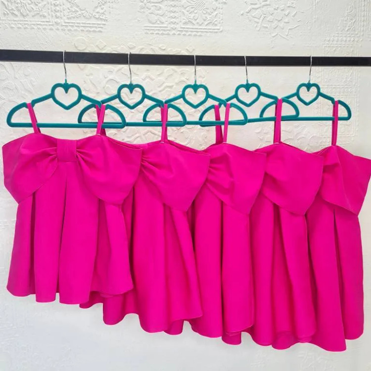 سارافون دخترانه مازراتی طرح پاپیون سایز 40 تا 60 مناسب 2 تا 11 سال