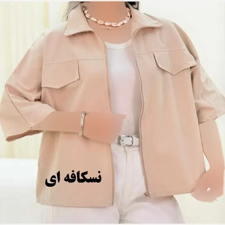 وست آستین بلند زیپ دار زنانه جنس پری سیلک فری سایز چهارفصل