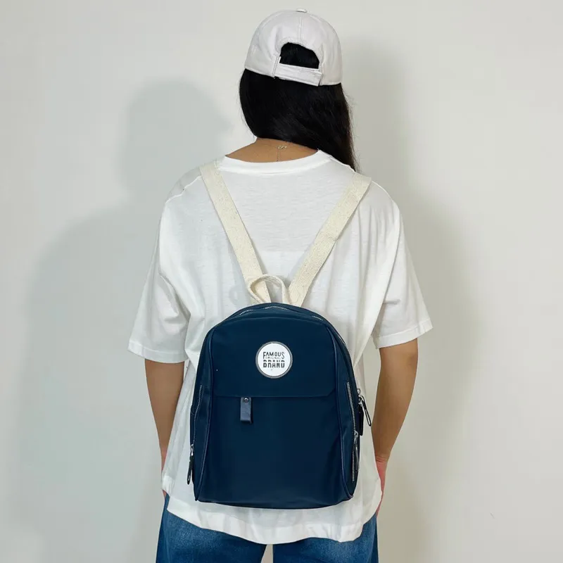 کوله فانتزی دخترانه نانسی خارجی مشکی نسکافه متوسط 30*25 کلاس روزمره سرکار