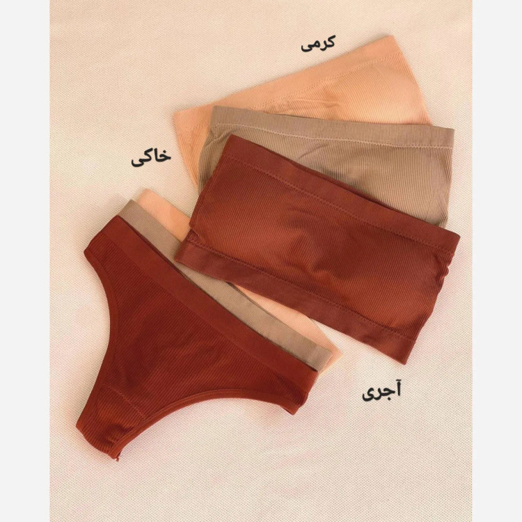 ست نیمتنه دکلته و شورت بکلس نخی کبریتی کاپدار متحرک سایز 38 تا 46