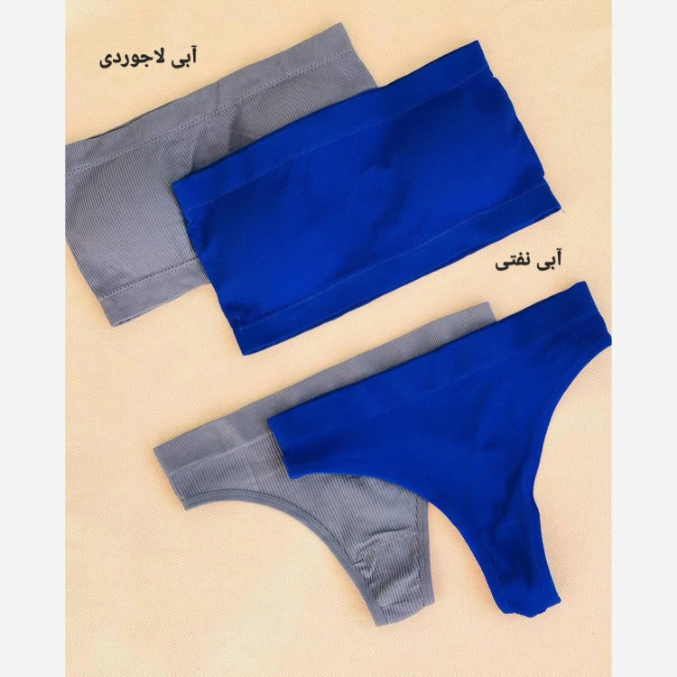 ست نیمتنه دکلته و شورت بکلس نخی کبریتی کاپدار متحرک سایز 38 تا 46