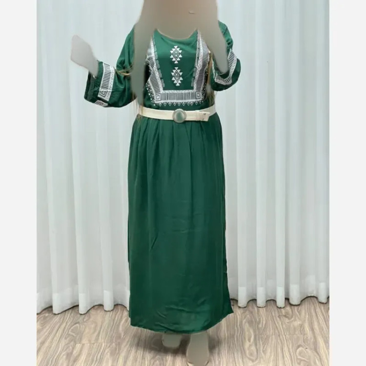 ساحلی نخی زنانه طرح سنتی بند دار فری سایز خنک تابستانی
