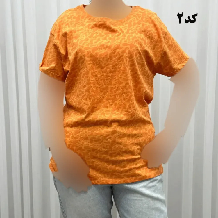 تیشرت پلنگی H&M سایزبندی کامل S تا XXXL آبرفت و رنگ رفت ندارد