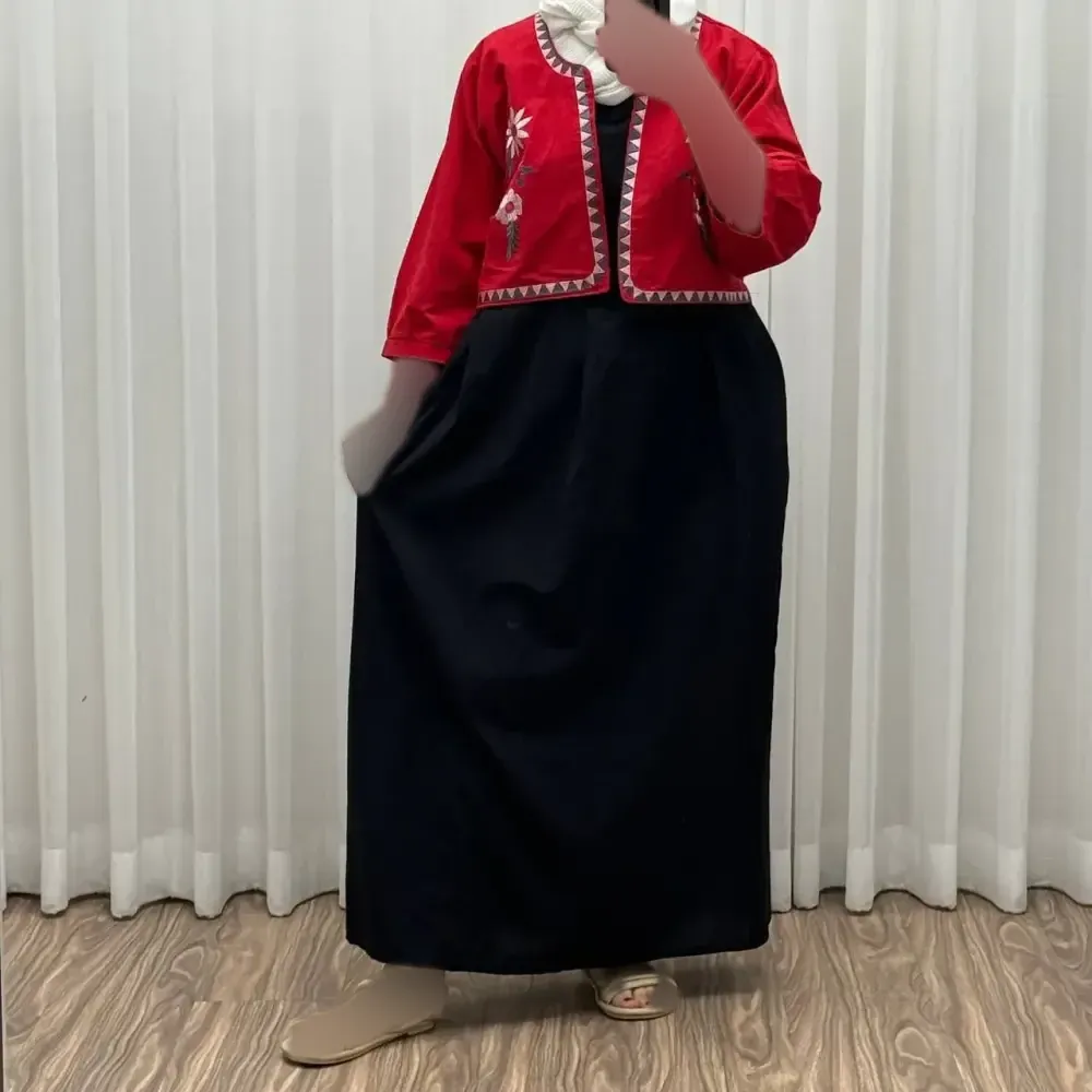 کت سارافون لینن مدل یولیا فری سایز زنانه مناسب تا سایز 48 چهارفصل شیک و راحت