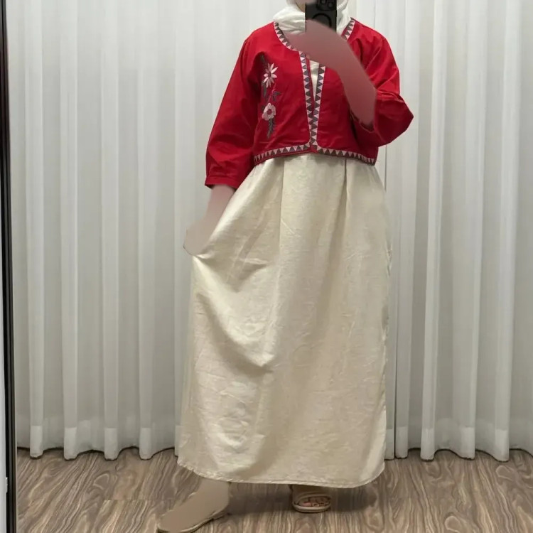 کت سارافون لینن مدل یولیا فری سایز زنانه مناسب تا سایز 48 چهارفصل شیک و راحت