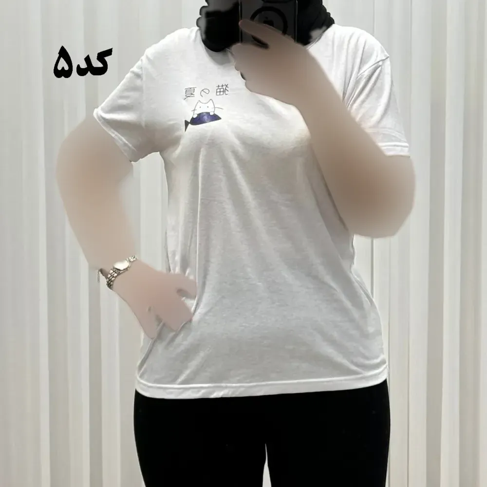 تیشرت زنانه وارداتی میکس طرحبندی کد 1269 جنس نخ پنبه چهارفصل تنخور راحت سایز M L XL